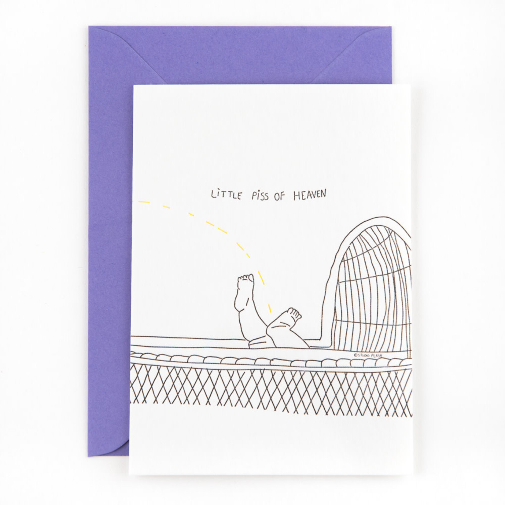Studio Flash • kaart 'little piss'