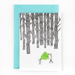 Studio Flash • kaart 'carrying a tree'