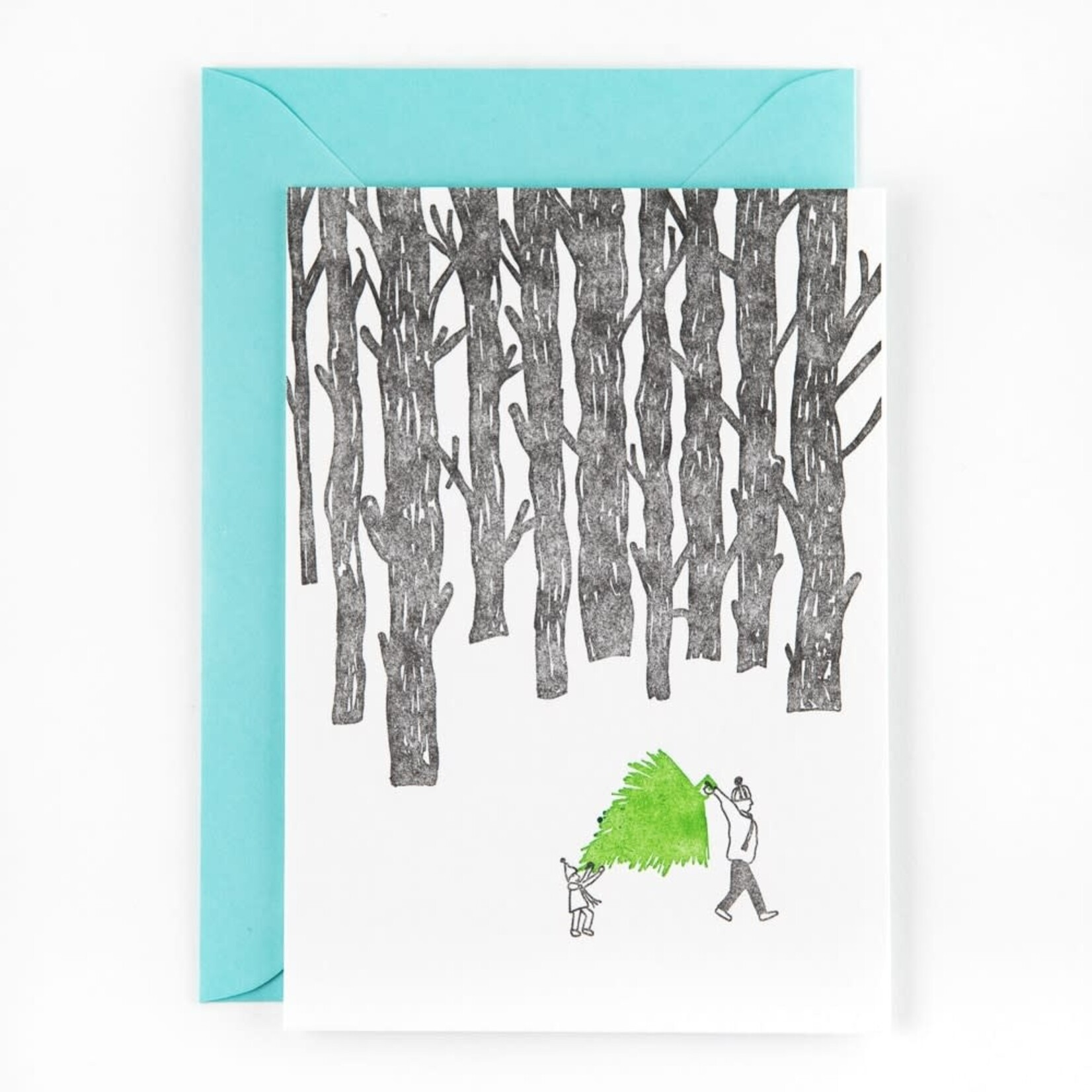 Studio Flash • kaart 'carrying a tree'