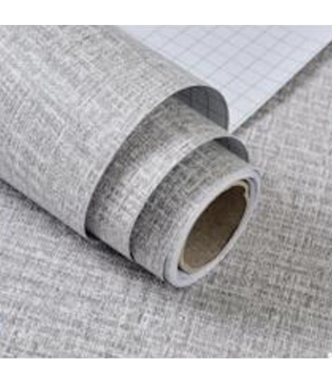 seks Republiek Verzending Plakfolie - Textiel - Grijs - 60cm (b) x 1m (l) | WrapnFoil.nl - Wrap 'n  Foil