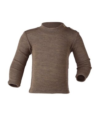 Longsleeve met hoge kraag en knoopjes