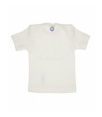 Cosilana baby shirt met korte mouw wol/zijde/katoen