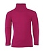 Wol/zijde col shirt himbeere (roze), Engel Natur