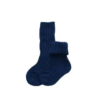 Grodo wollen babysokjes, marine blauw blau