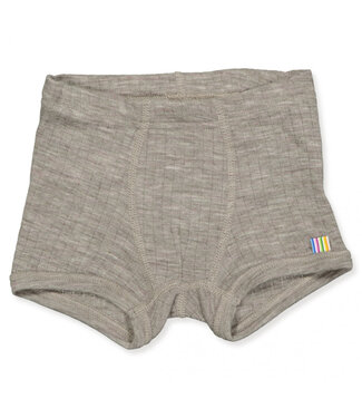 Merinowollen boxershort - sesam (maat 120)