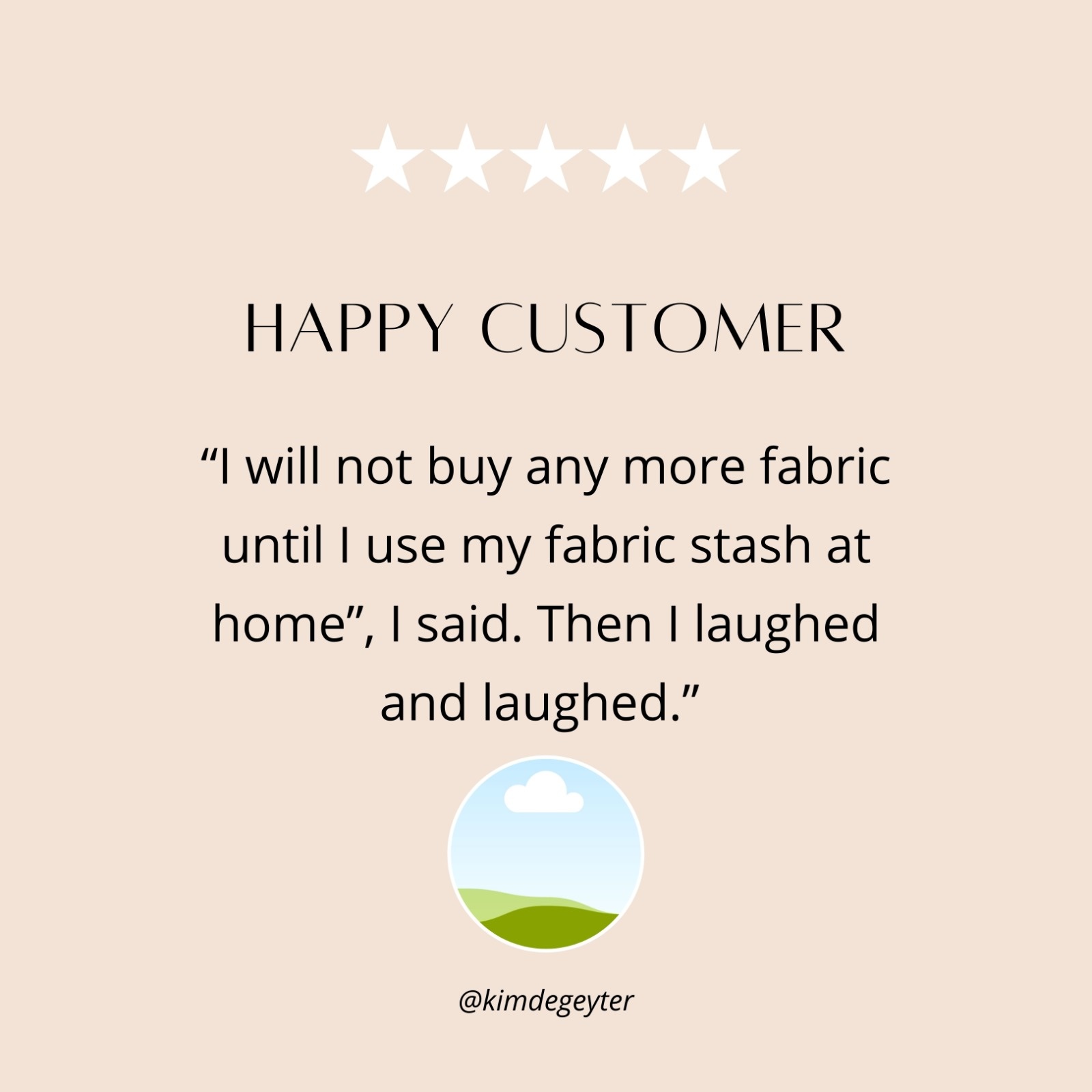 Happy Customer - Kim De Geyter