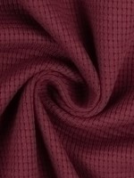 Swafing Coupon110cm of CLARISSA WAFEL JERSEY EFFEN BORDEAUX