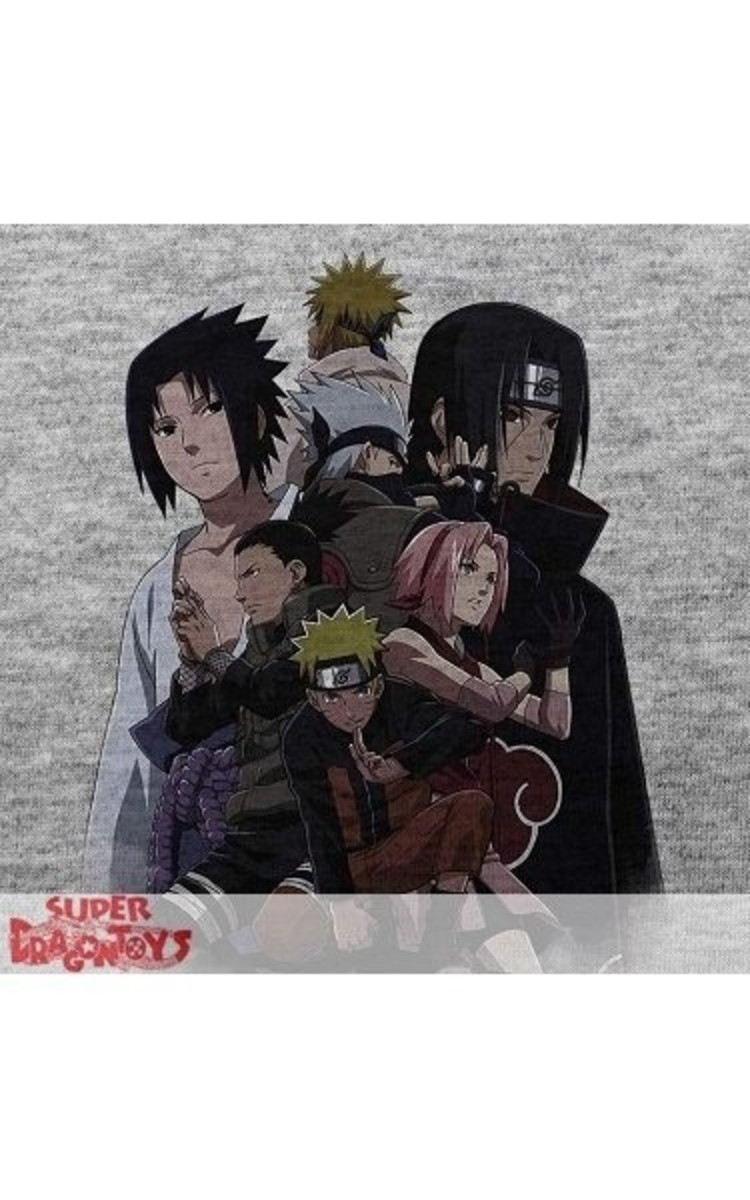 ABYSTYLE NARUTO SHIPPUDEN - T-SHIRT "NARUTO SHIPPUDEN GROUPE"