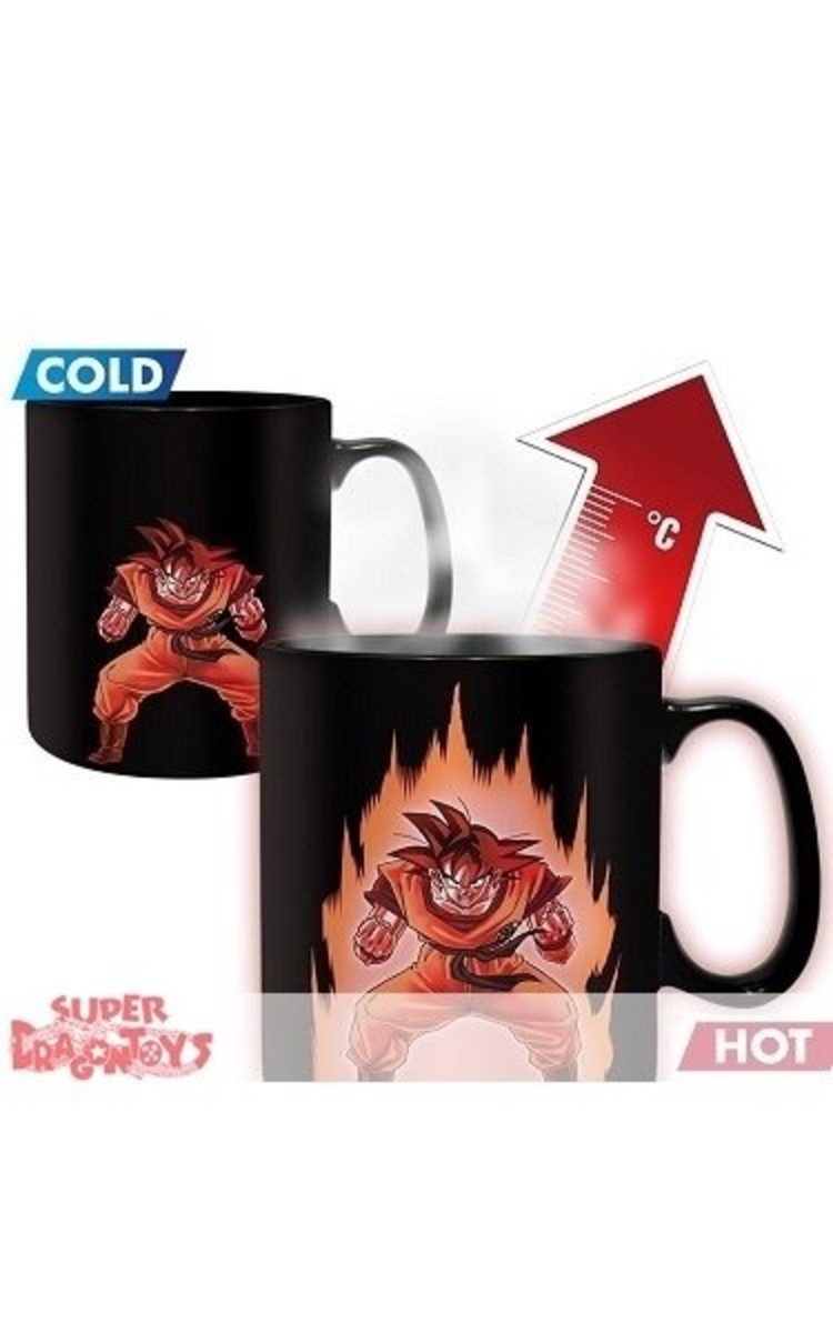 ABYSTYLE DRAGON BALL Z - MUG MAGIQUE THERMO REACTIF "GOKU"