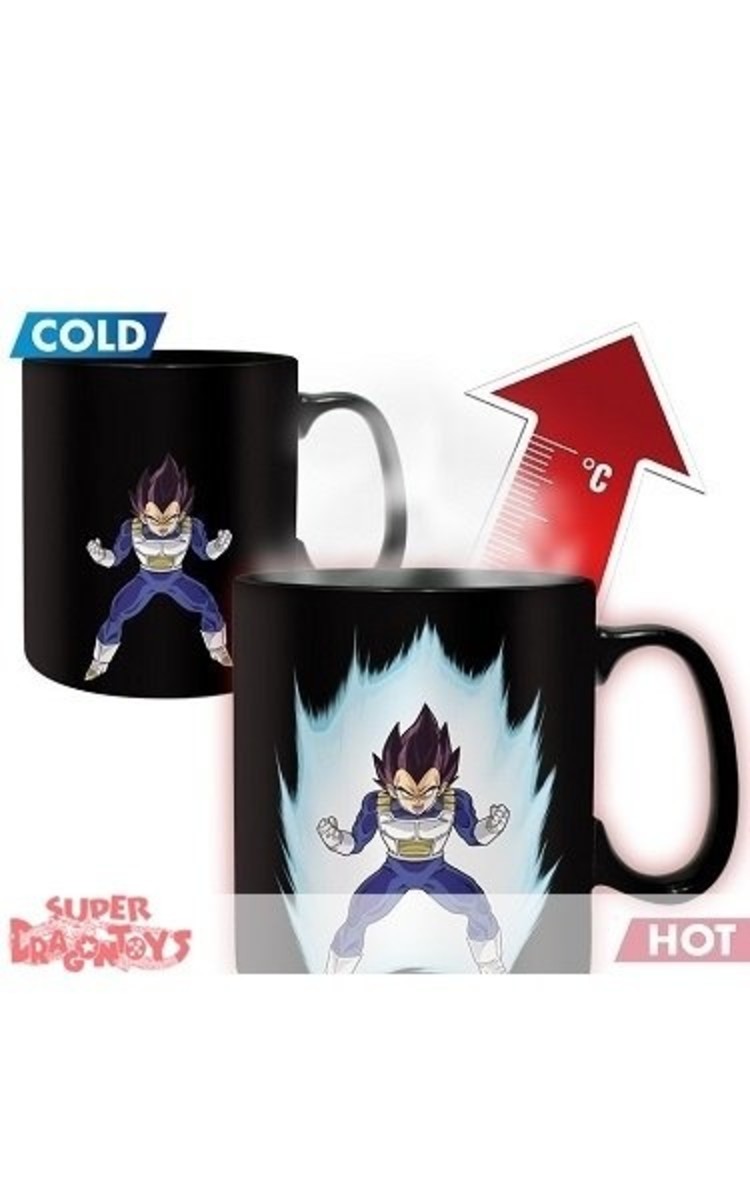 ABYSTYLE DRAGON BALL Z - MUG MAGIQUE THERMO REACTIF "VEGETA"