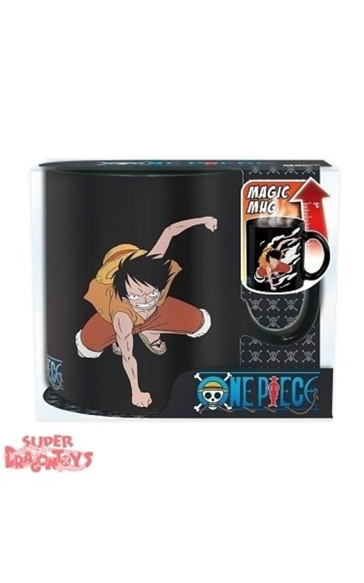 ABYSTYLE ONE PIECE - MUG MAGIQUE THERMO REACTIF "LUFFY & ACE POWERS"