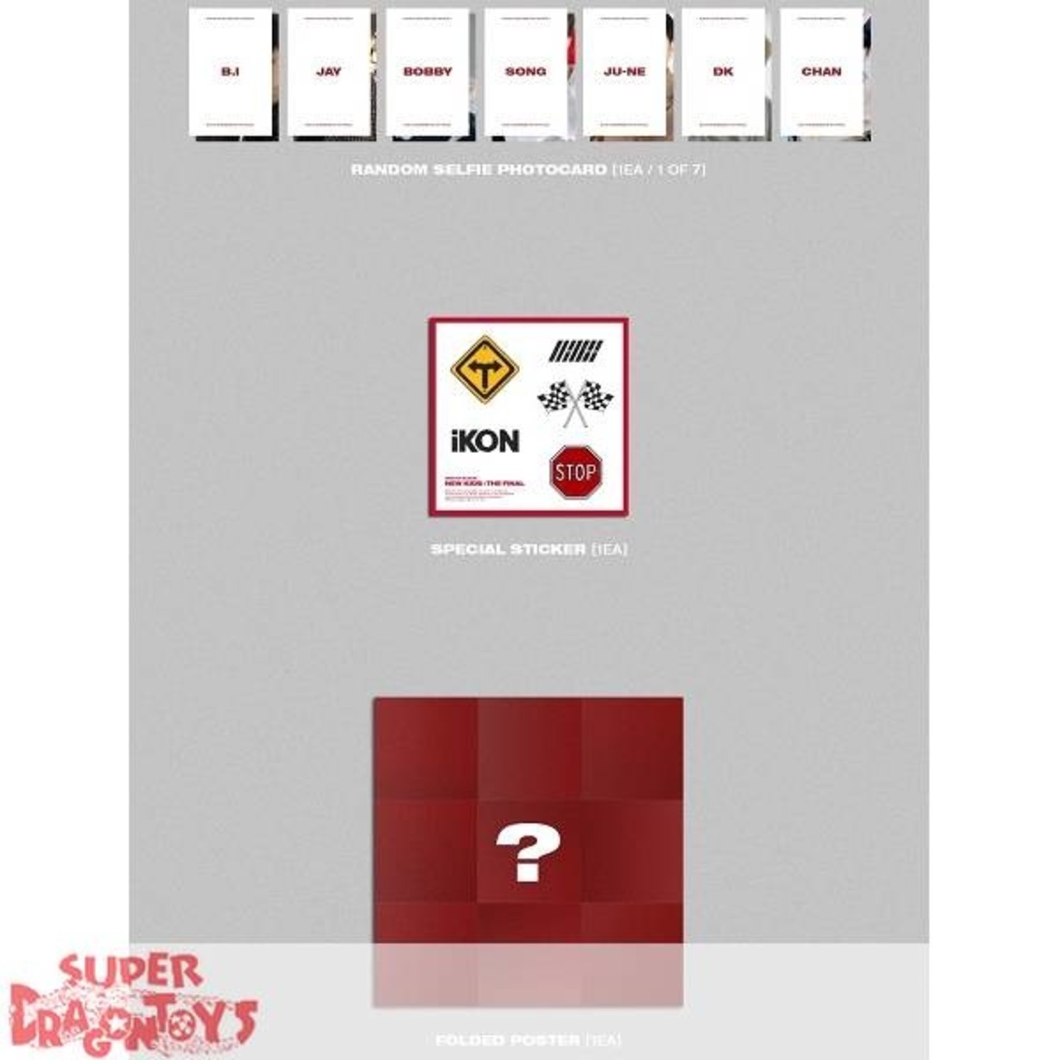 IKON - NEW KIDS : THE FINAL - EP ALBUM - SUPER DRAGON TOYS