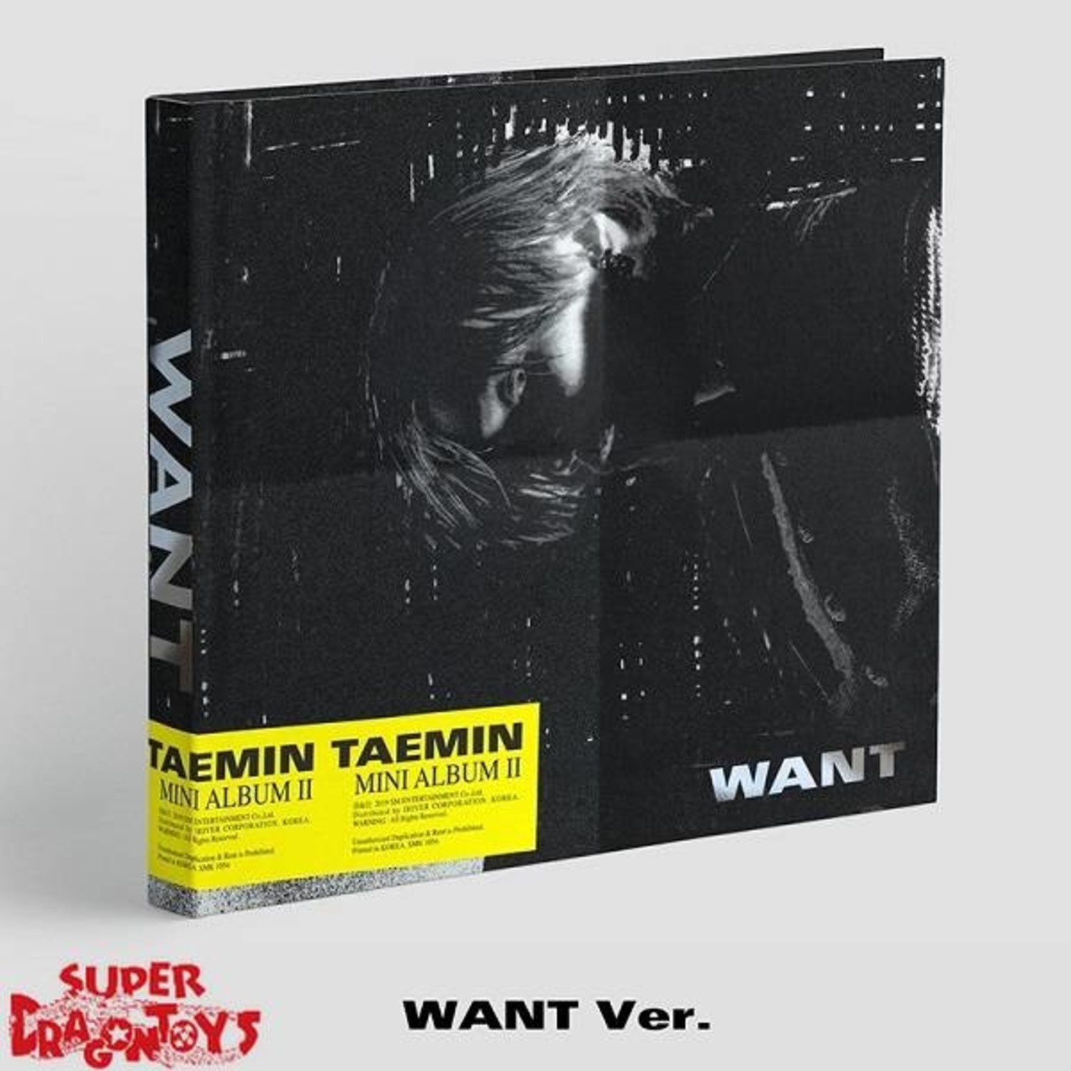 TAEMIN - WANT - 2ND MINI ALBUM - SUPER DRAGON TOYS