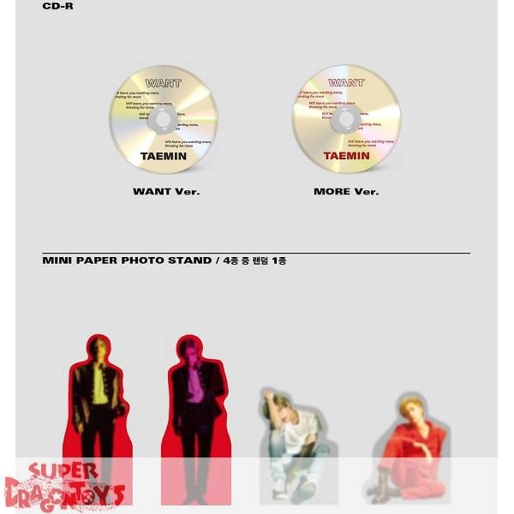TAEMIN - WANT - 2ND MINI ALBUM