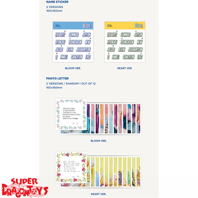 THE BOYZ - BLOOM BLOOM - 2ND SINGLE ALBUM