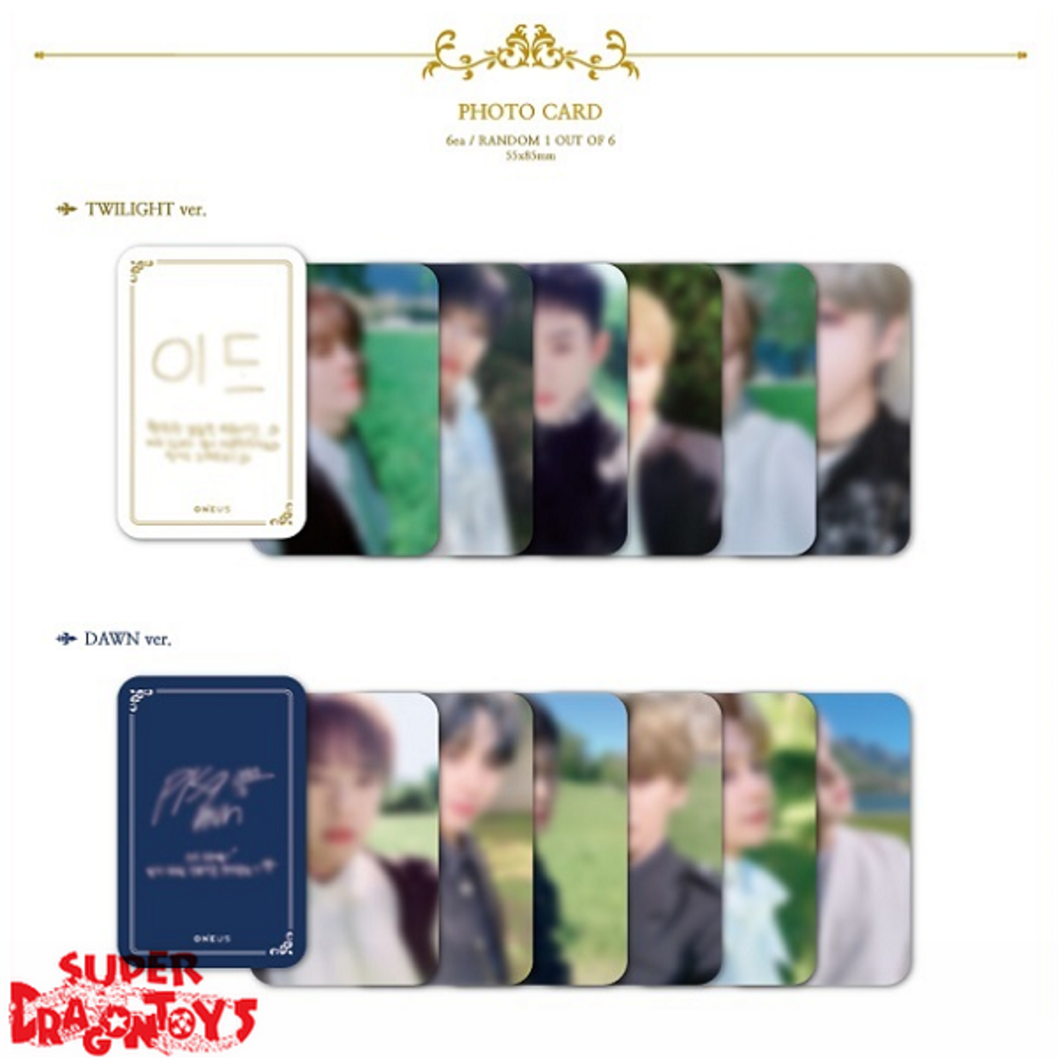 ONEUS - RAISE US - 2ND MINI ALBUM - SUPER DRAGON TOYS