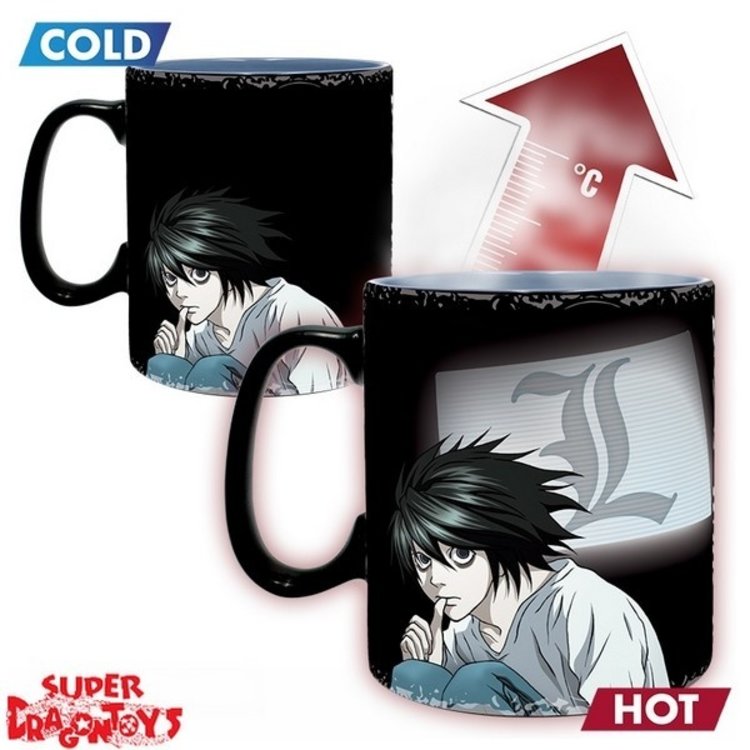 ABYSTYLE DEATH NOTE - MUG MAGIQUE THERMO REACTIF "KIRA & L"