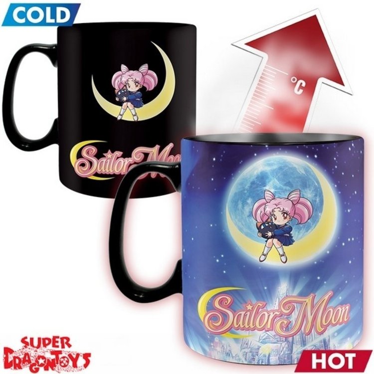 ABYSTYLE SAILOR MOON - MUG MAGIQUE THERMO REACTIF "SAILOR & CHIBI"