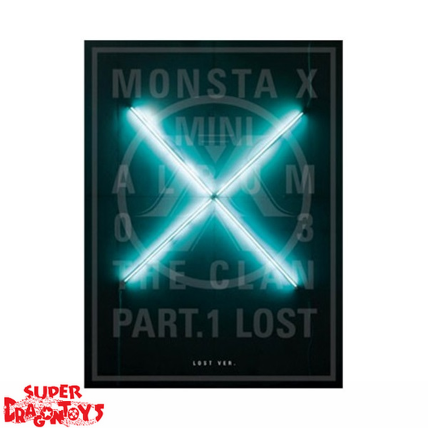 MONSTA X ① MONSTA X - THE CLAN PART.1 LOST - 3RD MINI ALBUM - SUPER DRAGON TOYS