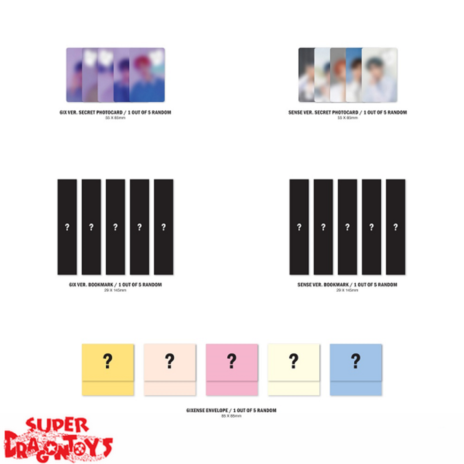 AB6IX (에이비식스) - 6IXSENSE - 1ST ALBUM - SUPERDRAGONTOYS