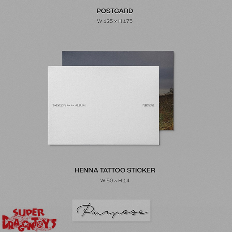 TAEYEON (태연) - PURPOSE - [DELUXE EDITION] - 2ND ALBUM