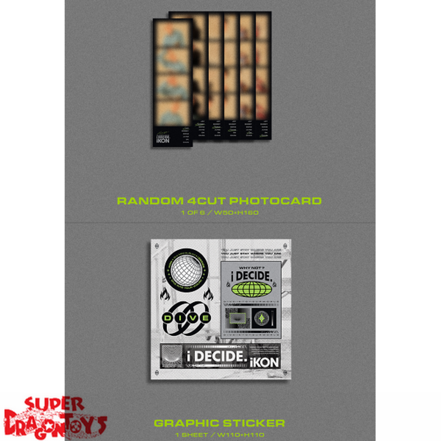 IKON (아이콘) - I DECIDE - 3RD MINI ALBUM - SUPER DRAGON TOYS