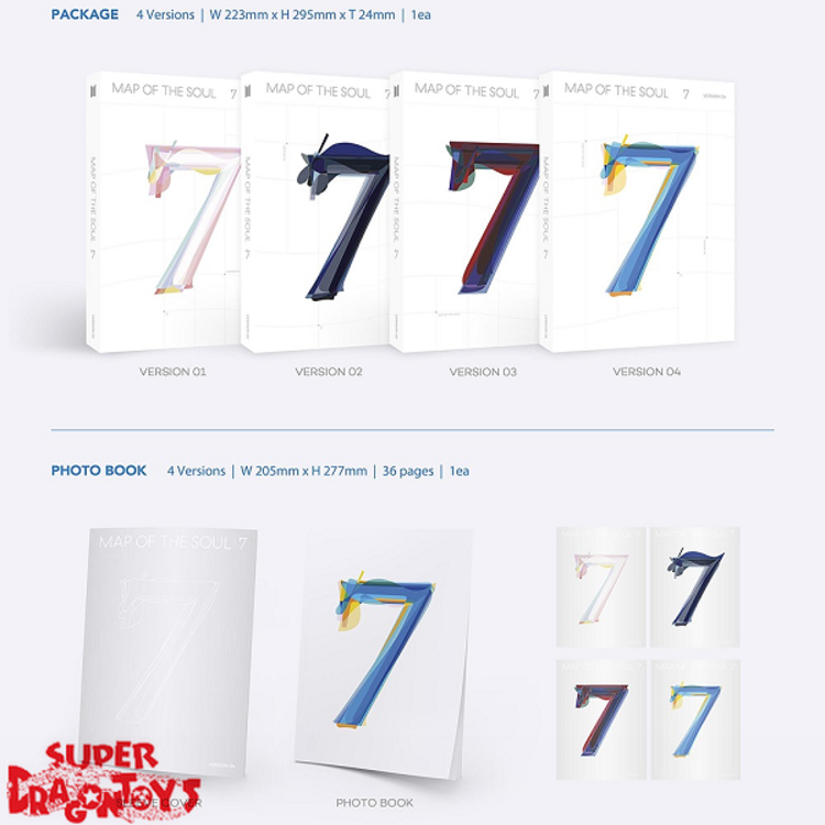 BTS (방탄소년단) - MAP OF THE SOUL : 7 - 4TH ALBUM