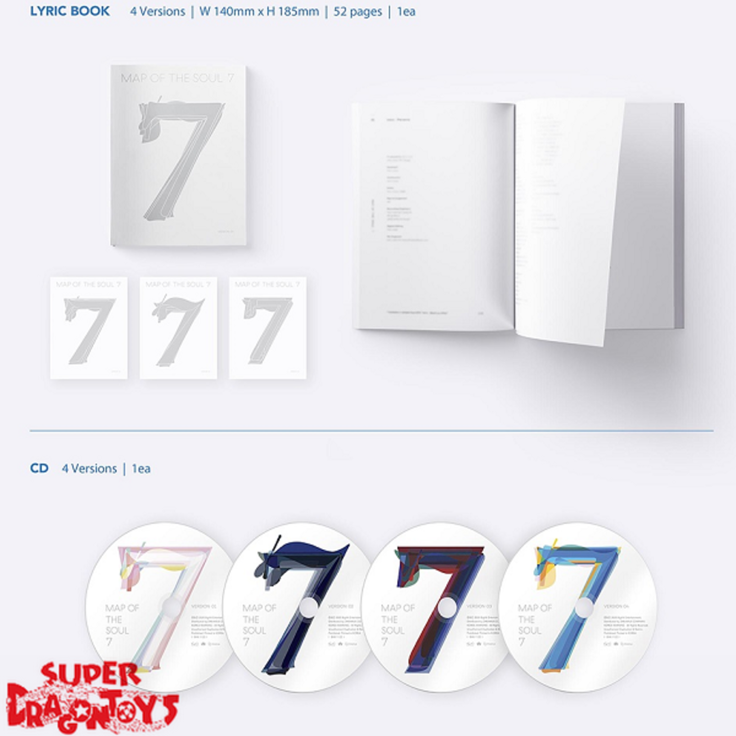 BTS (방탄소년단) - MAP OF THE SOUL : 7 - 4TH ALBUM