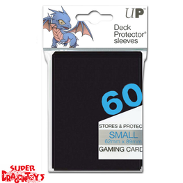 TCG - DECK PROTECTOR SLEEVES [BLACK] - SMALL SIZE