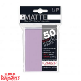 TCG - MATTE DECK PROTECTOR SLEEVES [PURPLE] - STANDARD SIZE