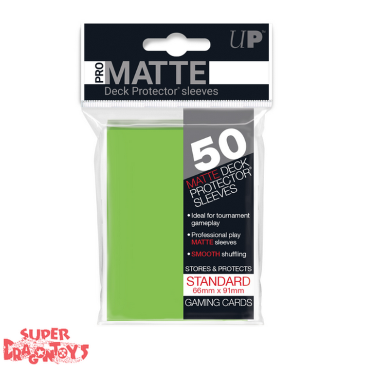 TCG - MATTE DECK PROTECTOR SLEEVES [GREEN] - STANDARD SIZE