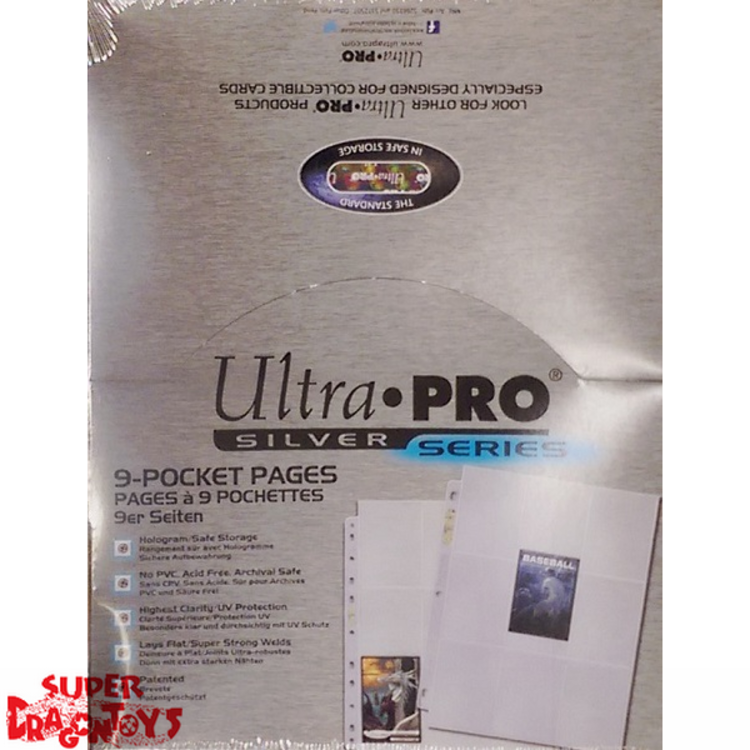 ULTRA PRO  -  100 PAGES PROTECTOR SLEEVES - STANDARD SIZE