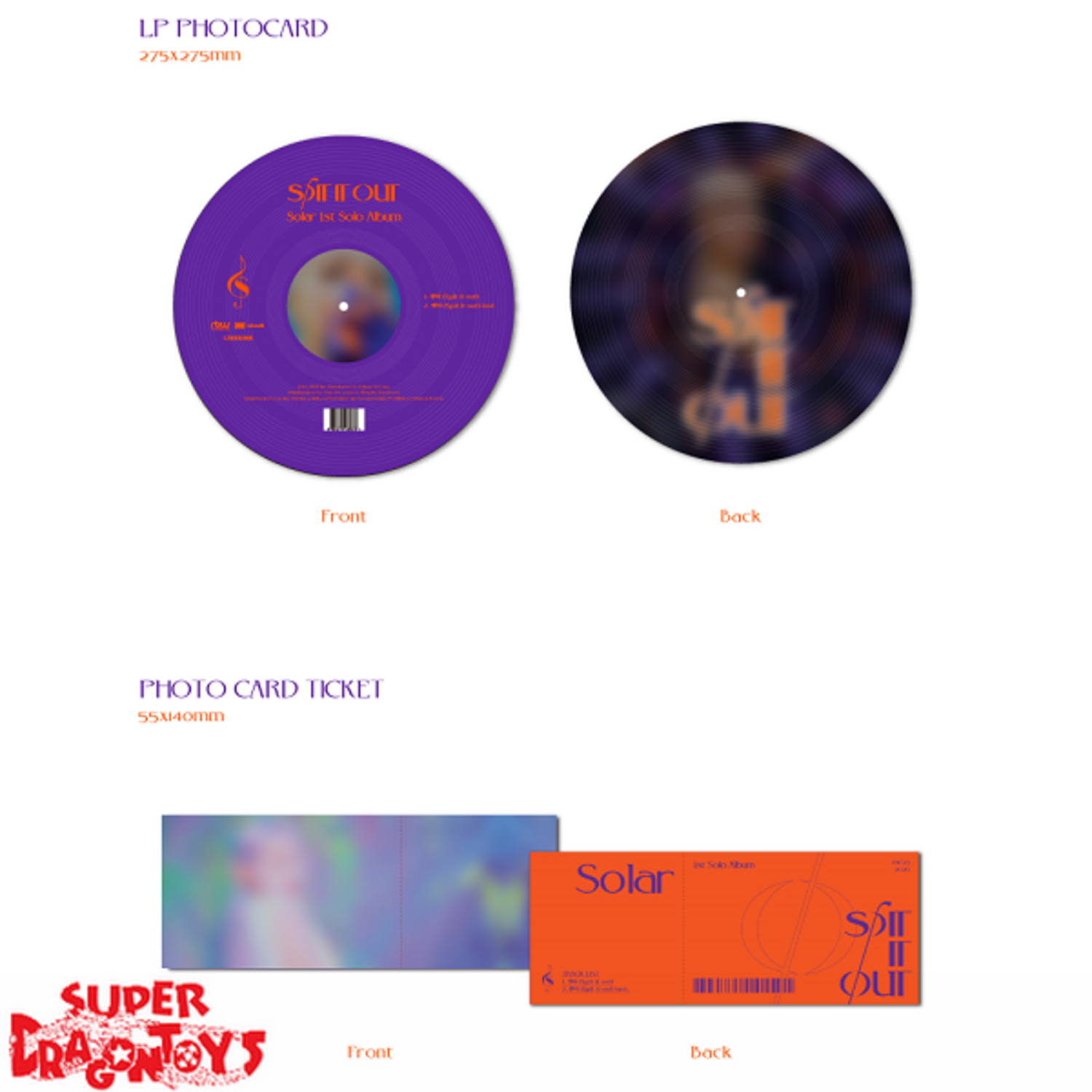 SOLAR (솔라) [MAMAMOO] - SPIT IT OUT - 1ST SINGLE ALBUM - SUPER