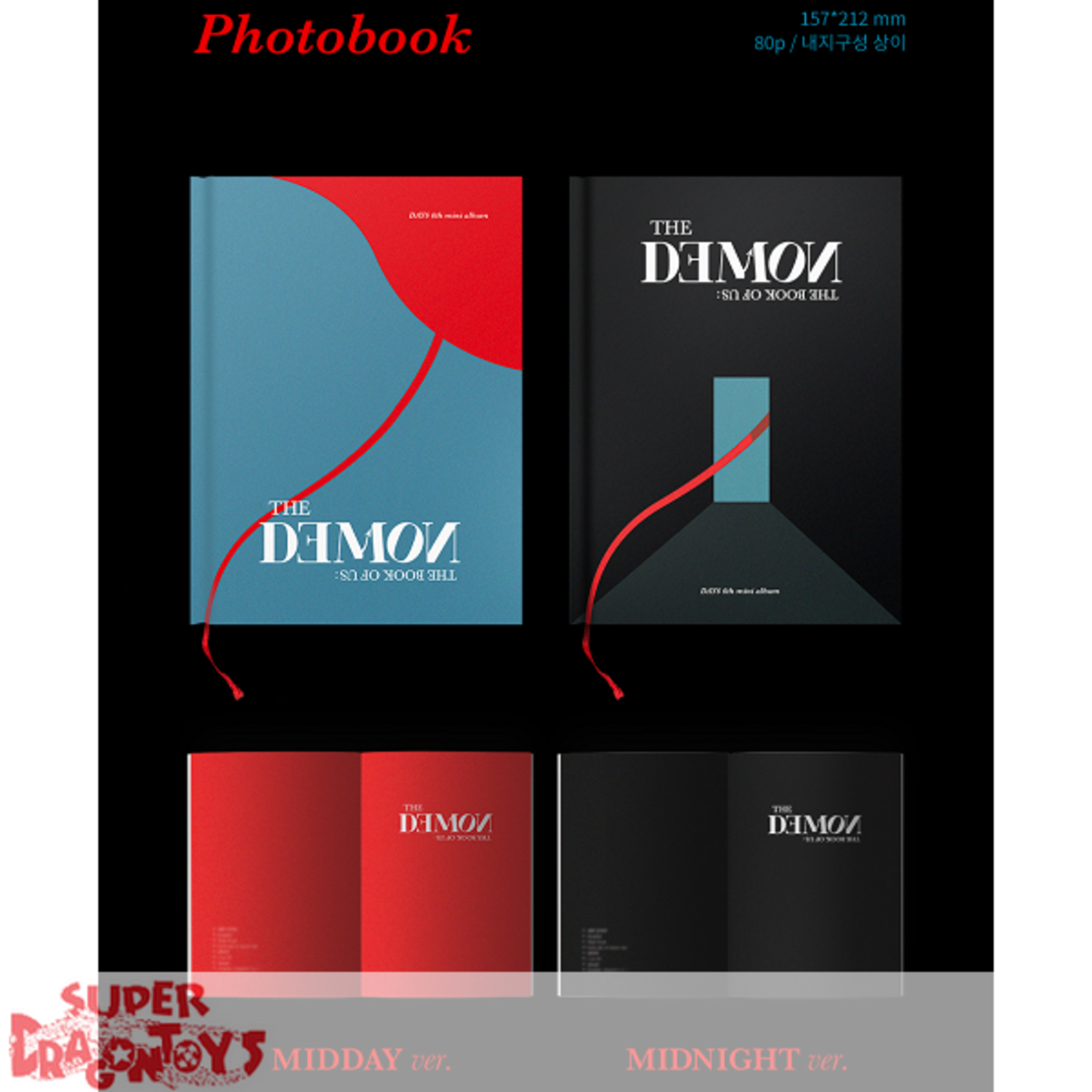DAY6 (데이식스) - THE BOOK OF US : THE DEMON - 6TH ALBUM - SUPER 