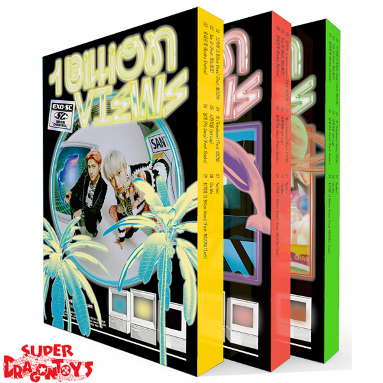 EXO 1 Billion Views 3枚セット ♡Unboxing EXO-SC 엑소 세훈&찬열 1st Studio Album 1 Billion