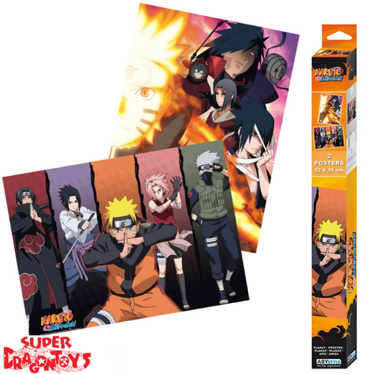 ABYSTYLE NARUTO SHIPPUDEN -  POSTERS [SET] "GROUPE"
