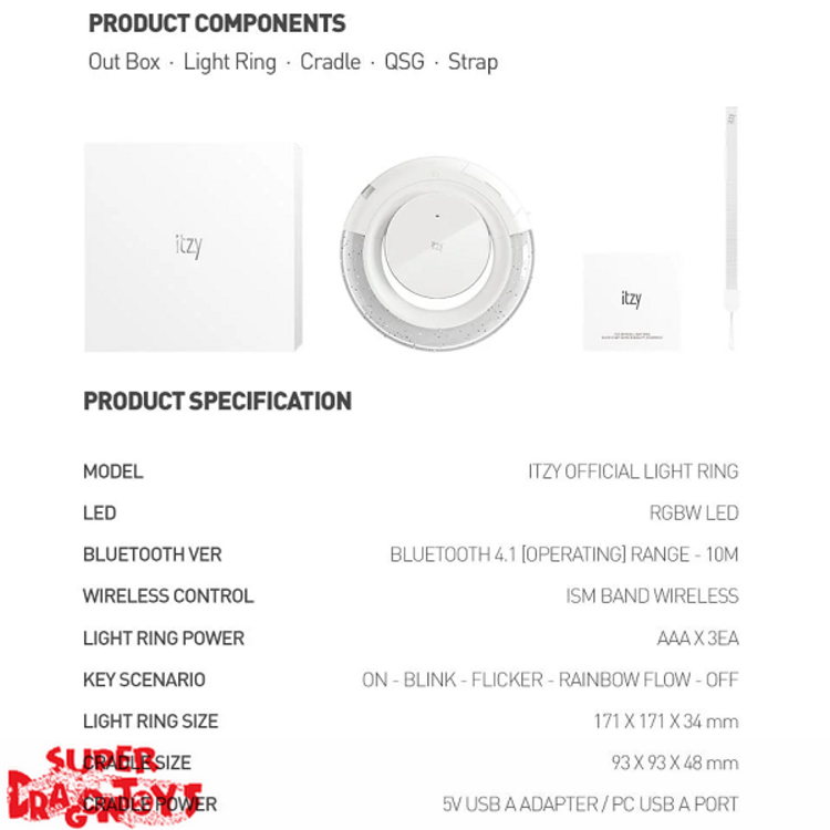 ITZY - OFFICIAL LIGHT STICK "LIGTH RING"