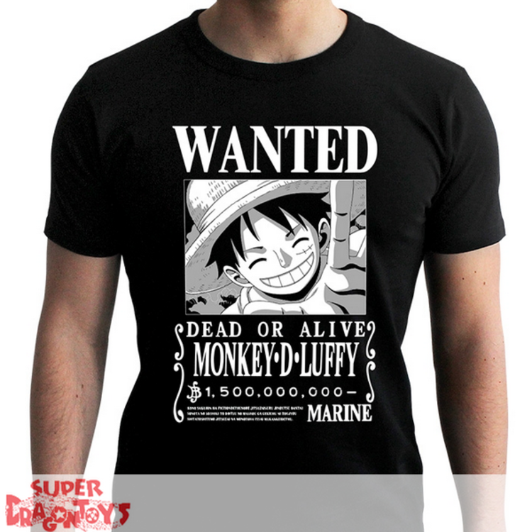 ABYSTYLE TSHIRT - ONE PIECE "WANTED LUFFY"