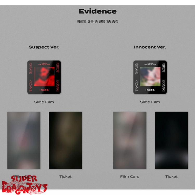 TAEMIN (태민) - NEVER GONNA DANCE AGAIN : ACT 1  - 3RD ALBUM