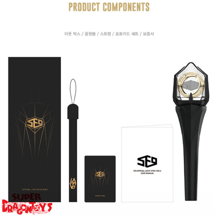 SF9 - OFFICIAL LIGHT STICK "VER. 2.0" [BLACK VERSION]