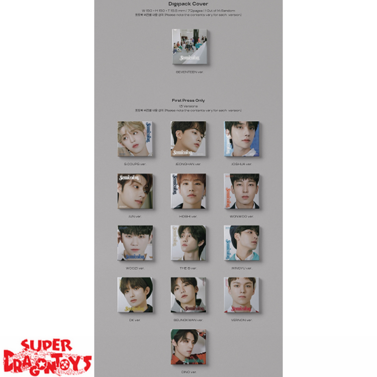 SEVENTEEN (세븐틴) - SEMICOLON - [RANDOM COVER (OUT OF 14 MODELS)] - SPECIAL ALBUM