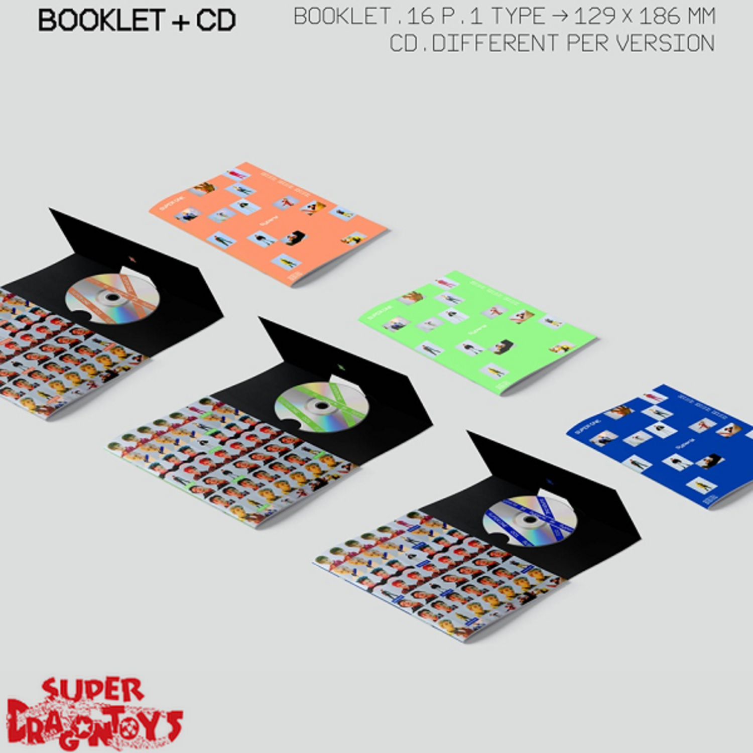 SUPER M - SUPER ONE - 1ST ALBUM [KOREAN EDITION] - SUPER DRAGON TOYS