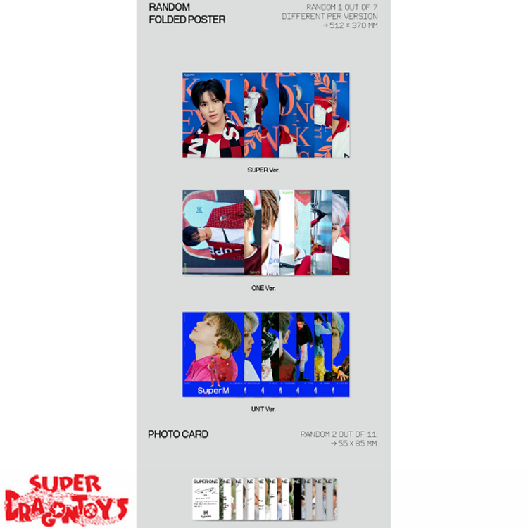 SUPER M - SUPER ONE - 1ST ALBUM [KOREAN EDITION]
