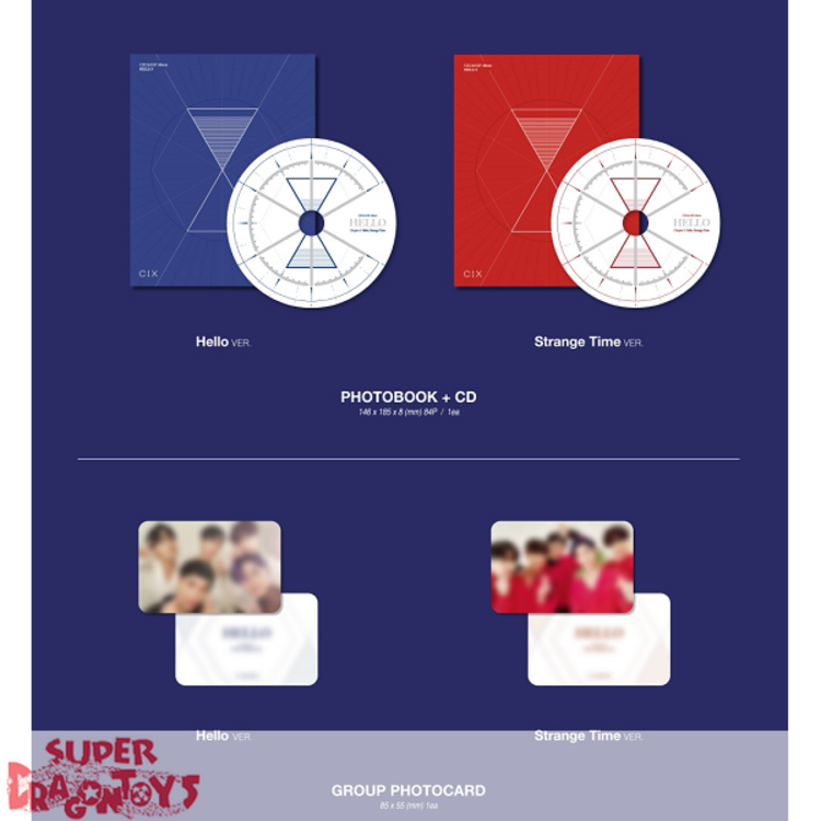 CIX (씨아이엑스) - HELLO, STRANGE TIME - 3RD EP ALBUM