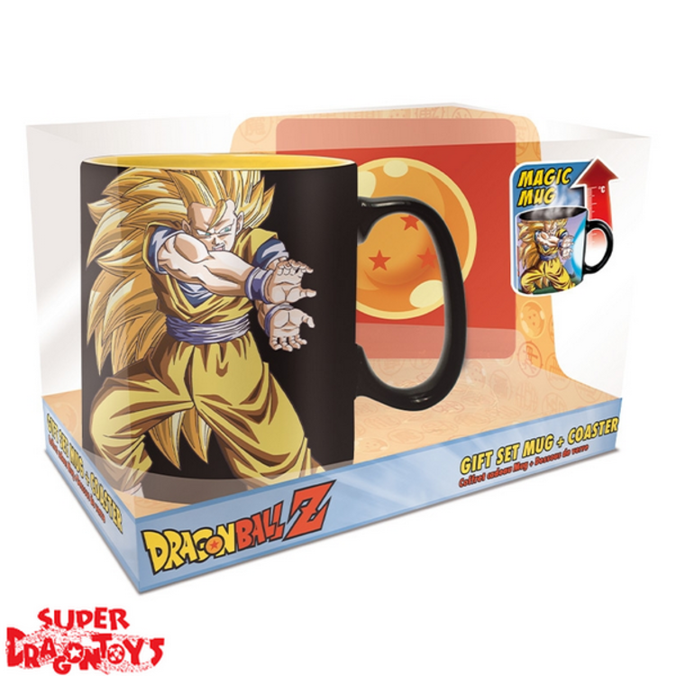 ABYSTYLE DRAGON BALL Z - COFFRET CADEAU "KAMEHAMEHA" [ MUG MAGIQUE THERMO REACTIF + DESSOUS DE VERRE]