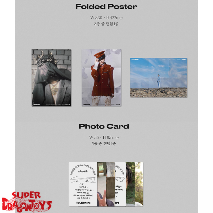 TAEMIN (태민) - NEVER GONNA DANCE AGAIN : ACT 2 - 3RD ALBUM