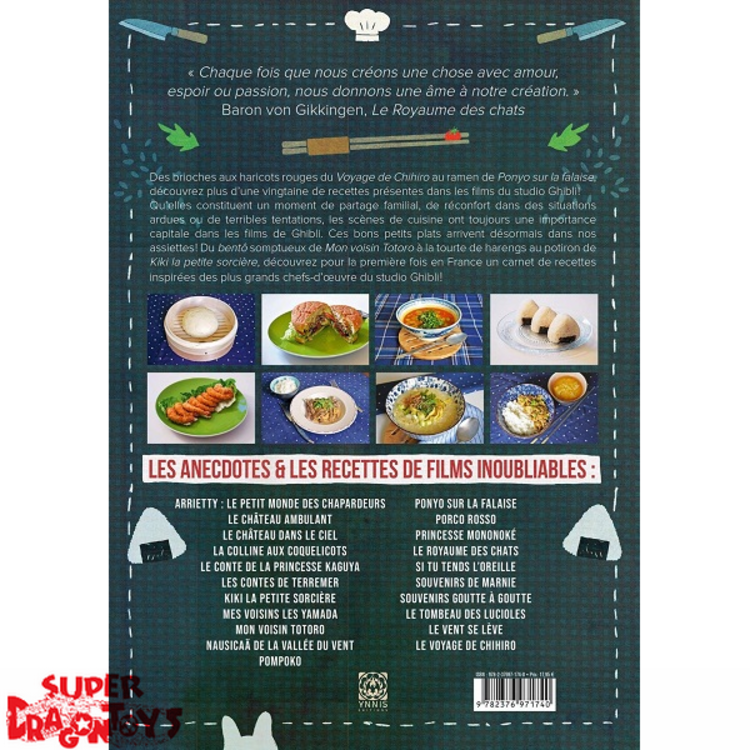 LES RECETTES DES FILMS DU STUDIO GHIBLI - LIVRE DE CUISINE