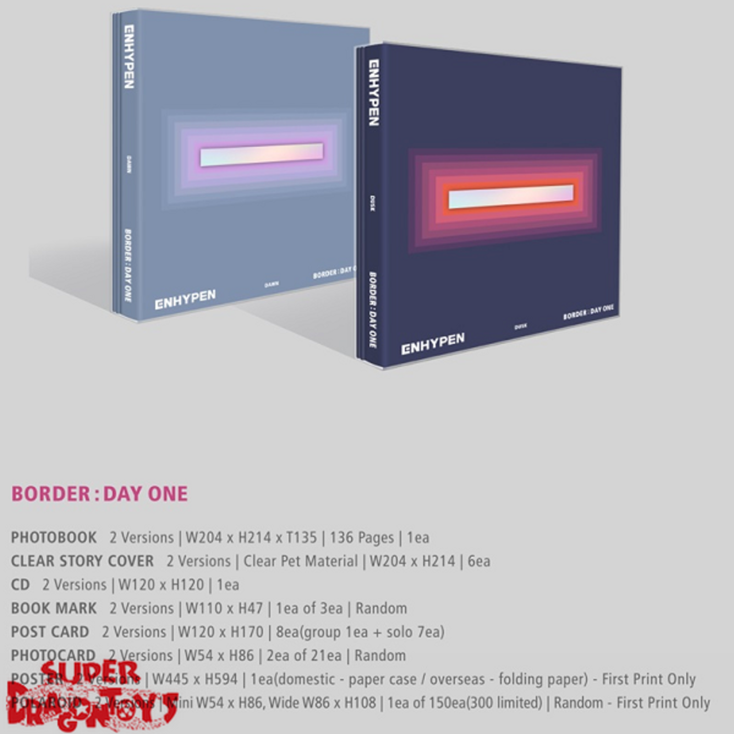 ENHYPEN Album - Border: Day One – Kpop Omo