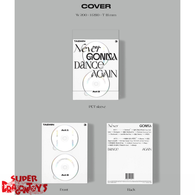 TAEMIN (태민) - NEVER GONNA DANCE AGAIN - [EXTENDED VERSION] - 3RD ALBUM [2CD]