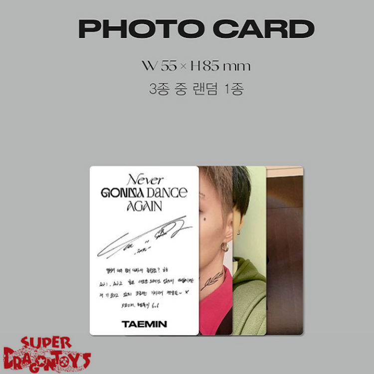 TAEMIN (태민) - NEVER GONNA DANCE AGAIN - [EXTENDED VERSION] - 3RD ALBUM [2CD]